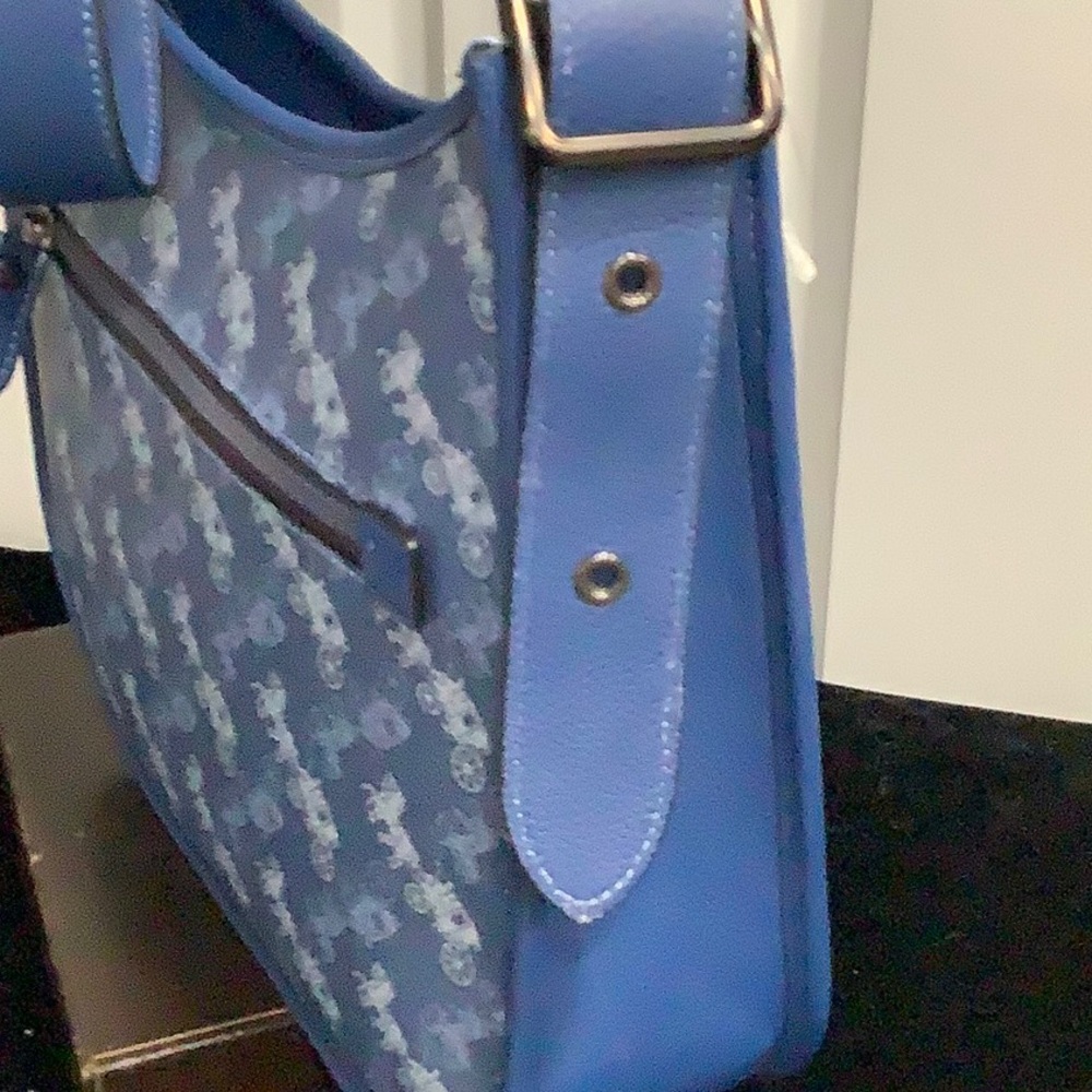 Brand New Blue Coach Emery Crossbody W/ Horse And Carriage Print (MSRP $395) - Picture 7 of 7